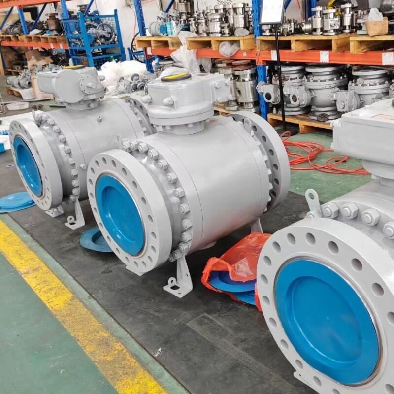 Q347-2500LBC Gear Operated API 607 บอลวาล์วนั่งโลหะ F304 ปลอดภัยจาก ...