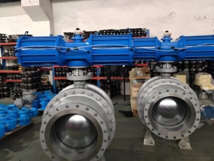 Robinet à bille pneumatique de décharge de cendres Q647MF