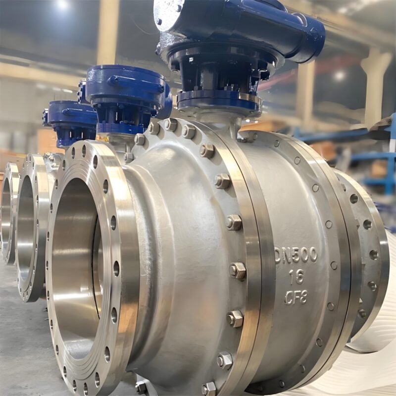 Q347Y-16/25C Large Diameter Metal Hard Seal Fixed Ball Valve