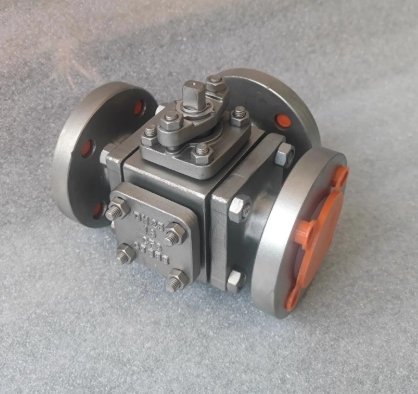 Three-way ball valve