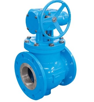 Top-mounted eccentric hemispherical valve